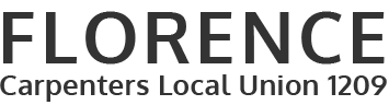 Florence Carpenters Local 1209 Local 1209 Logo